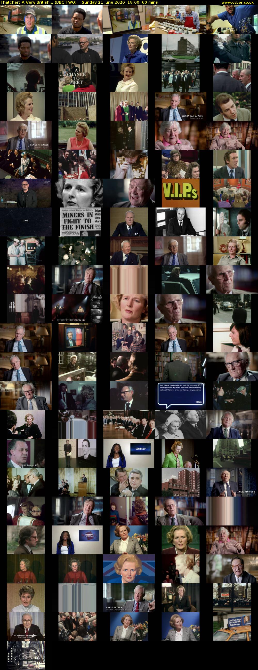 Thatcher: A Very British... (BBC TWO) Sunday 21 June 2020 19:00 - 20:00