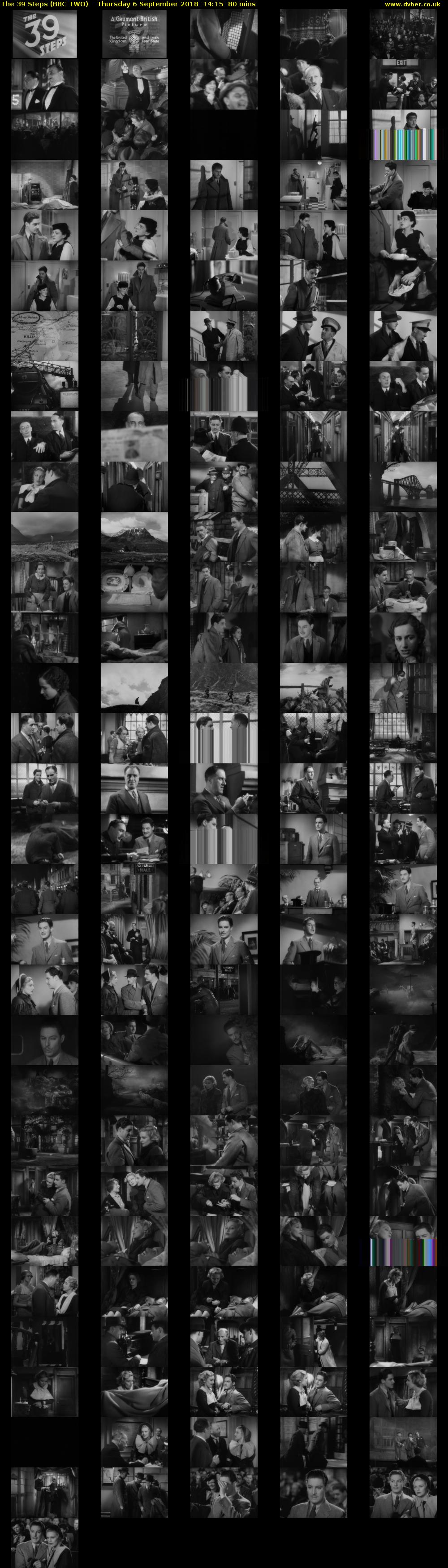 The 39 Steps (BBC TWO) Thursday 6 September 2018 14:15 - 15:35