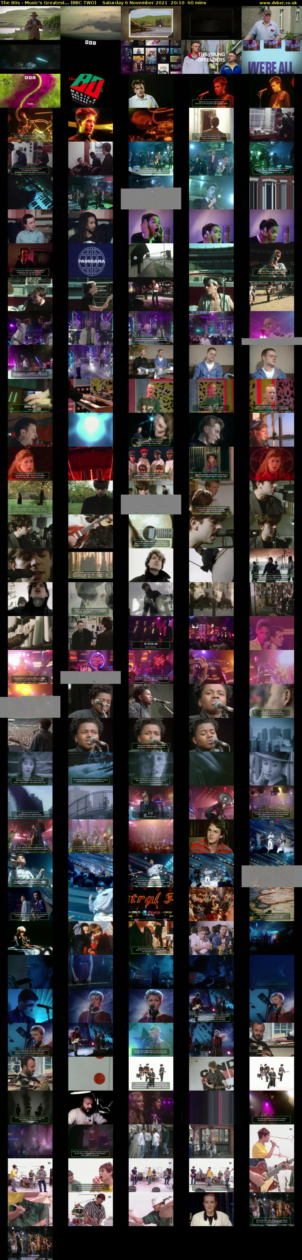 The 80s - Music's Greatest... (BBC TWO) Saturday 6 November 2021 20:10 - 21:10