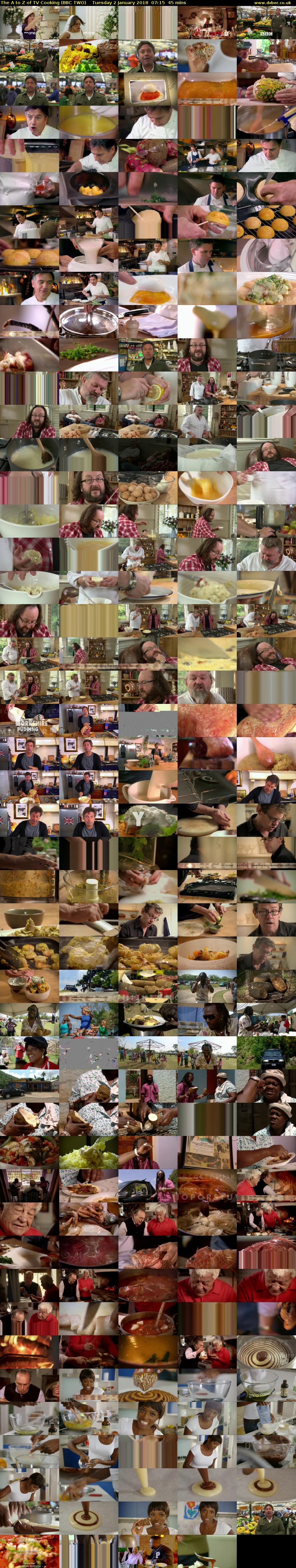 The A to Z of TV Cooking (BBC TWO) Tuesday 2 January 2018 07:15 - 08:00