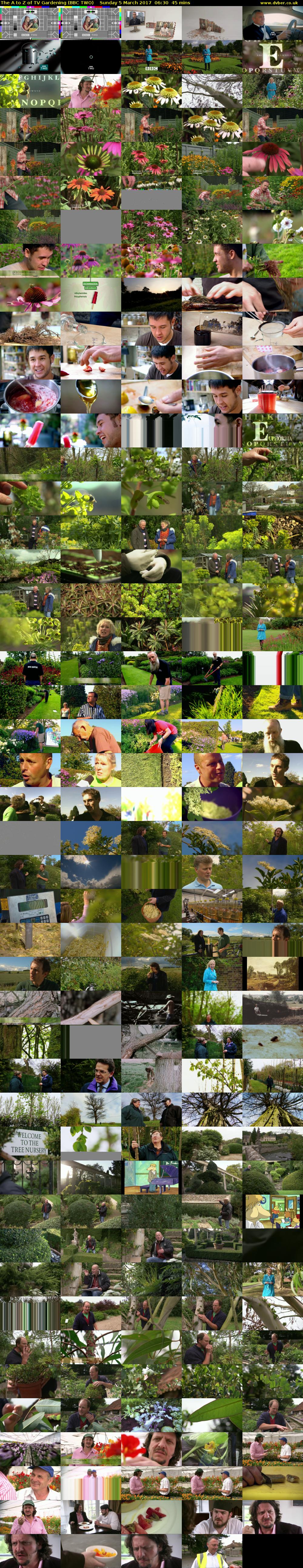 The A to Z of TV Gardening (BBC TWO) Sunday 5 March 2017 06:30 - 07:15
