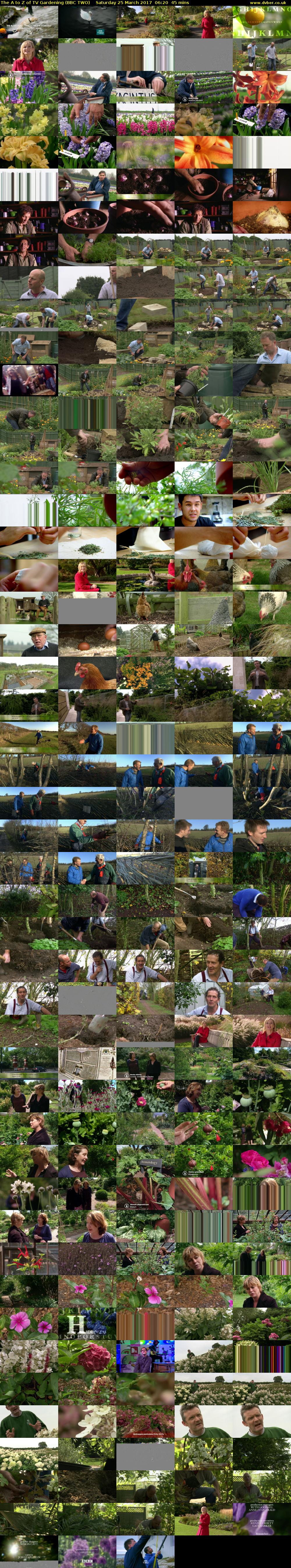 The A to Z of TV Gardening (BBC TWO) Saturday 25 March 2017 06:20 - 07:05