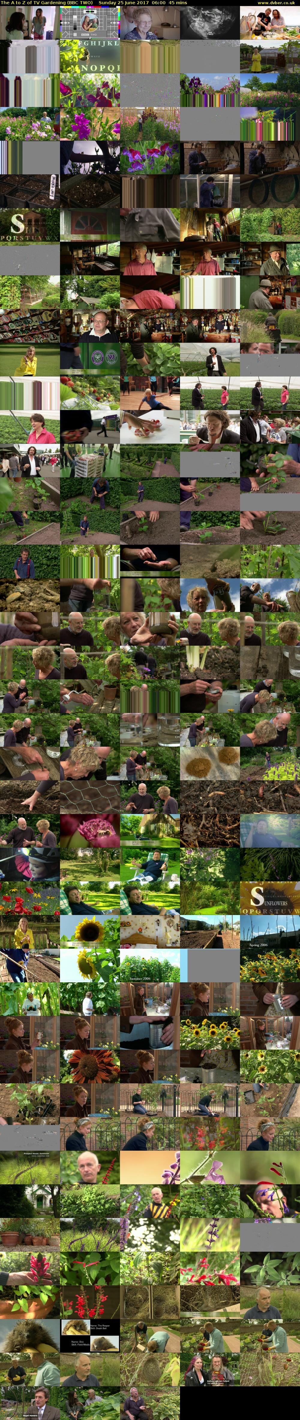The A to Z of TV Gardening (BBC TWO) Sunday 25 June 2017 06:00 - 06:45
