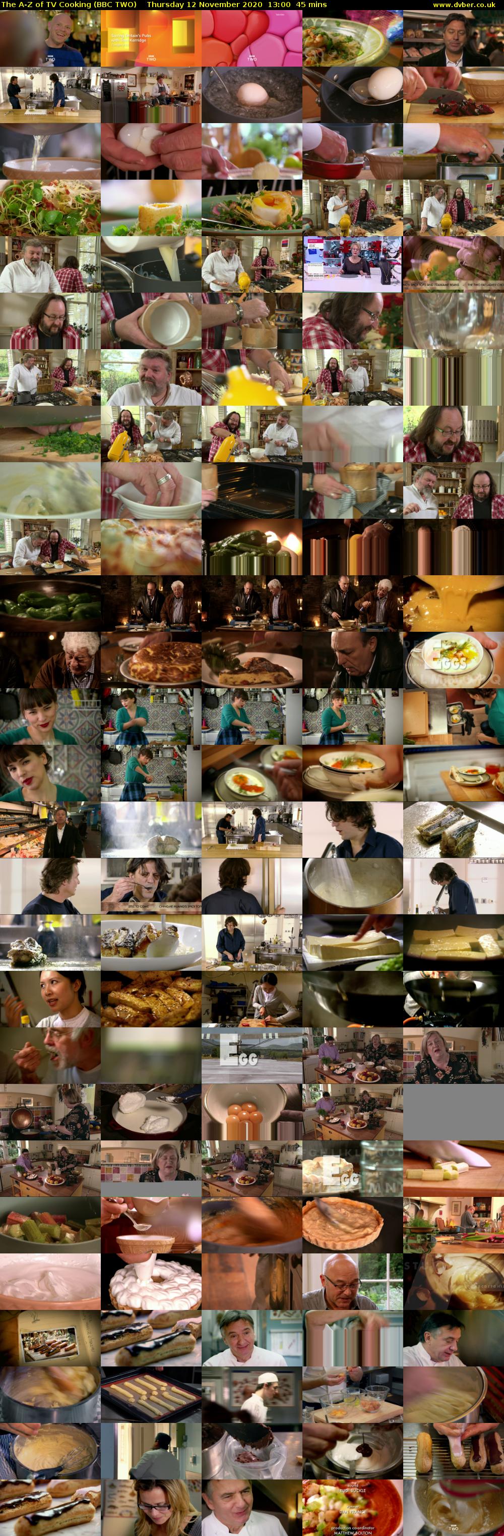 The A-Z of TV Cooking (BBC TWO) Thursday 12 November 2020 13:00 - 13:45