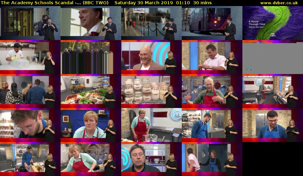 The Academy Schools Scandal -... (BBC TWO) Saturday 30 March 2019 01:10 - 01:40