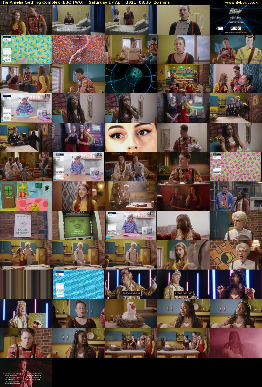 The Amelia Gething Complex (BBC TWO) Saturday 17 April 2021 08:30 - 08:50
