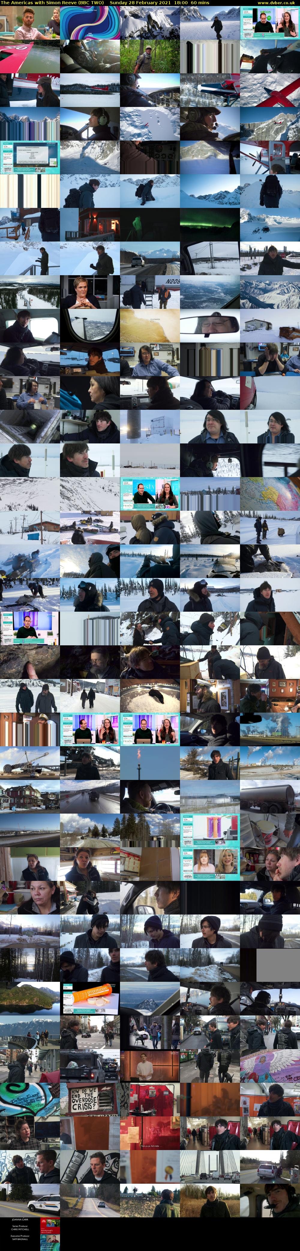 The Americas with Simon Reeve (BBC TWO) Sunday 28 February 2021 18:00 - 19:00