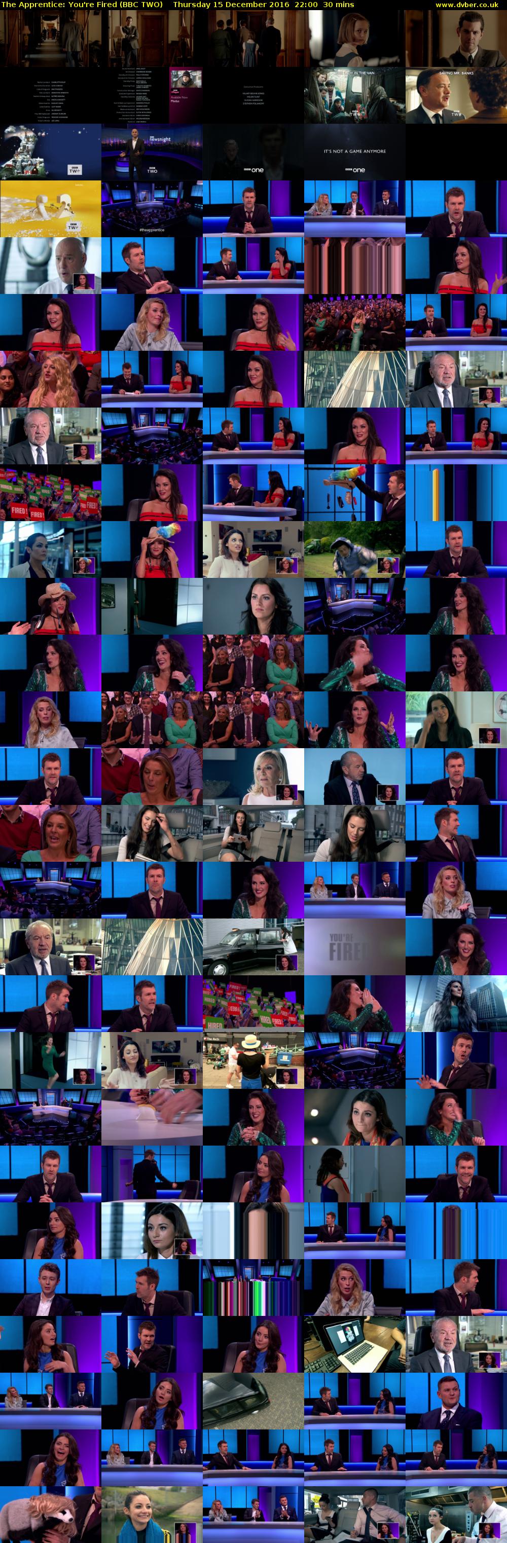 The Apprentice: You're Fired (BBC TWO) Thursday 15 December 2016 22:00 - 22:30