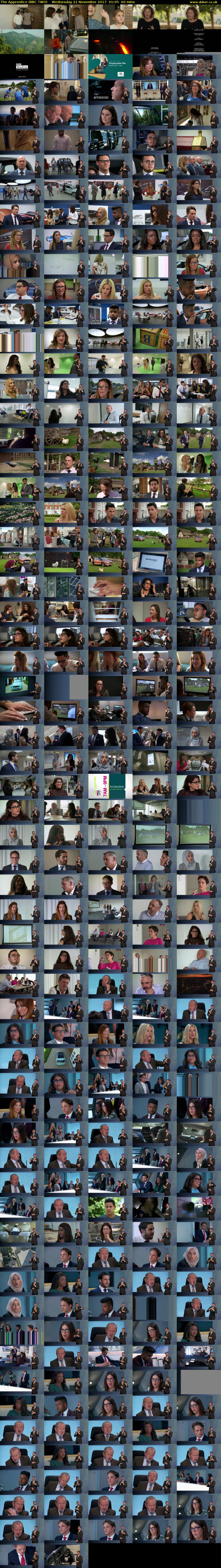 The Apprentice (BBC TWO) Wednesday 22 November 2017 01:05 - 02:05