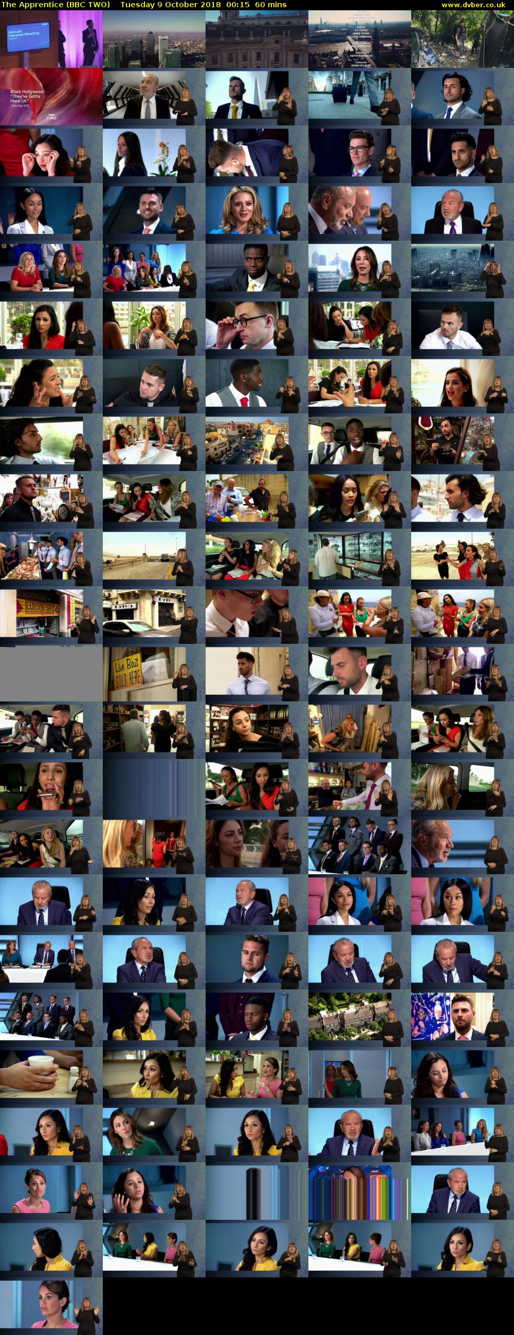 The Apprentice (BBC TWO) Tuesday 9 October 2018 00:15 - 01:15