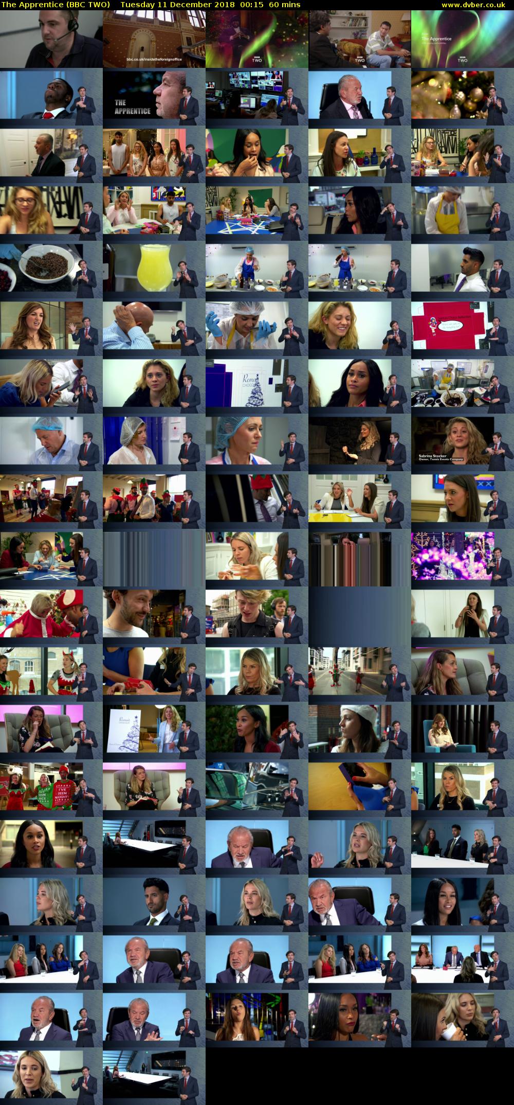 The Apprentice (BBC TWO) Tuesday 11 December 2018 00:15 - 01:15