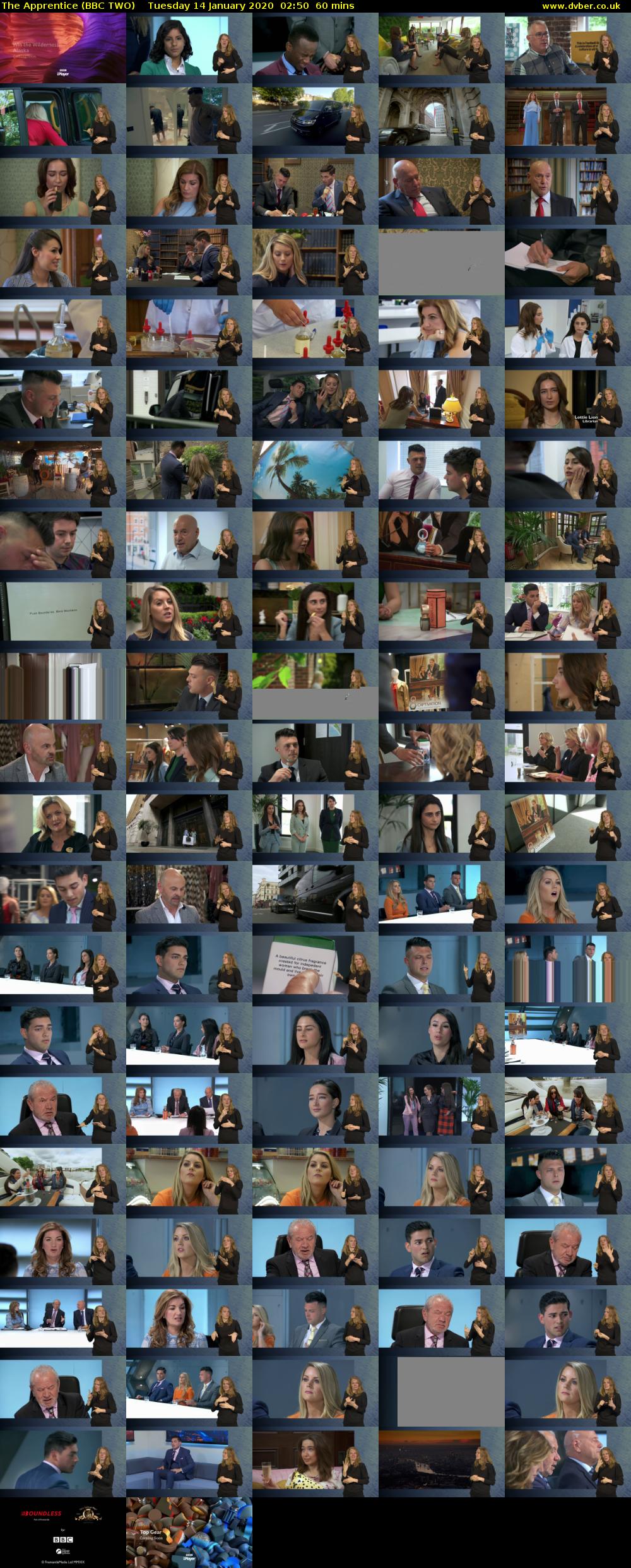 The Apprentice (BBC TWO) Tuesday 14 January 2020 02:50 - 03:50