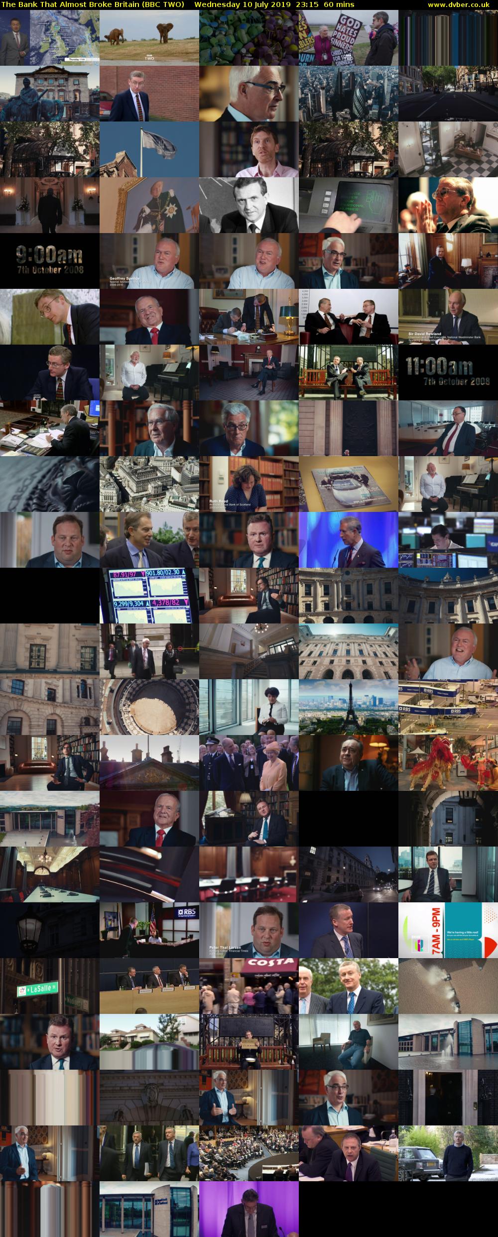 The Bank That Almost Broke Britain (BBC TWO) Wednesday 10 July 2019 23:15 - 00:15