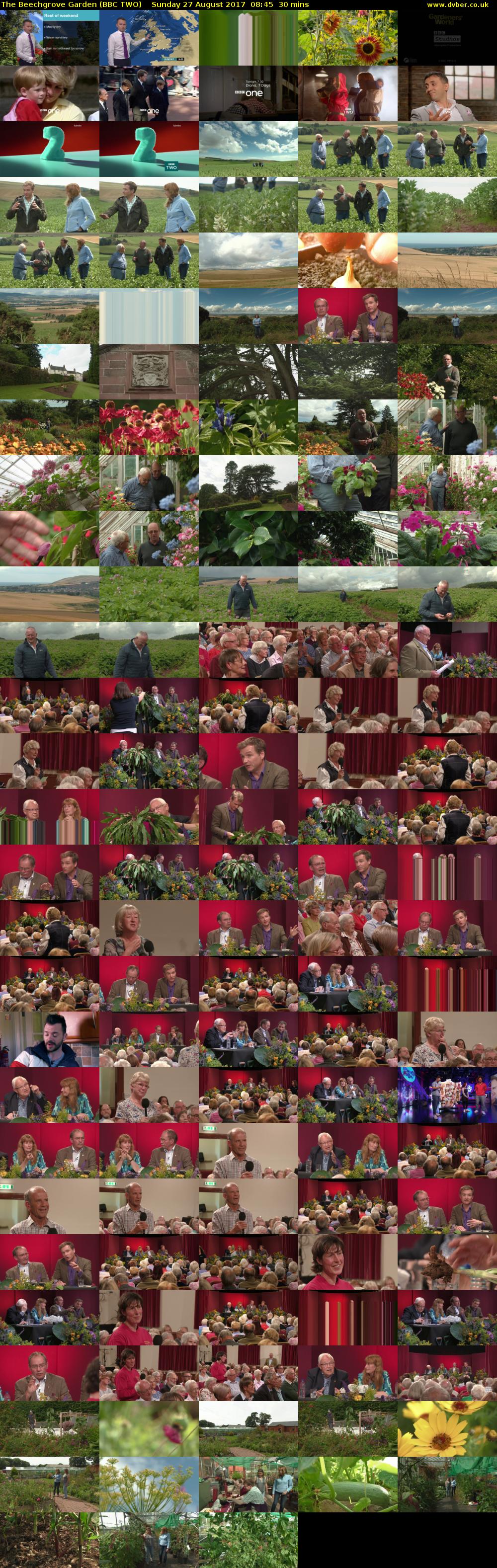 The Beechgrove Garden (BBC TWO) Sunday 27 August 2017 08:45 - 09:15