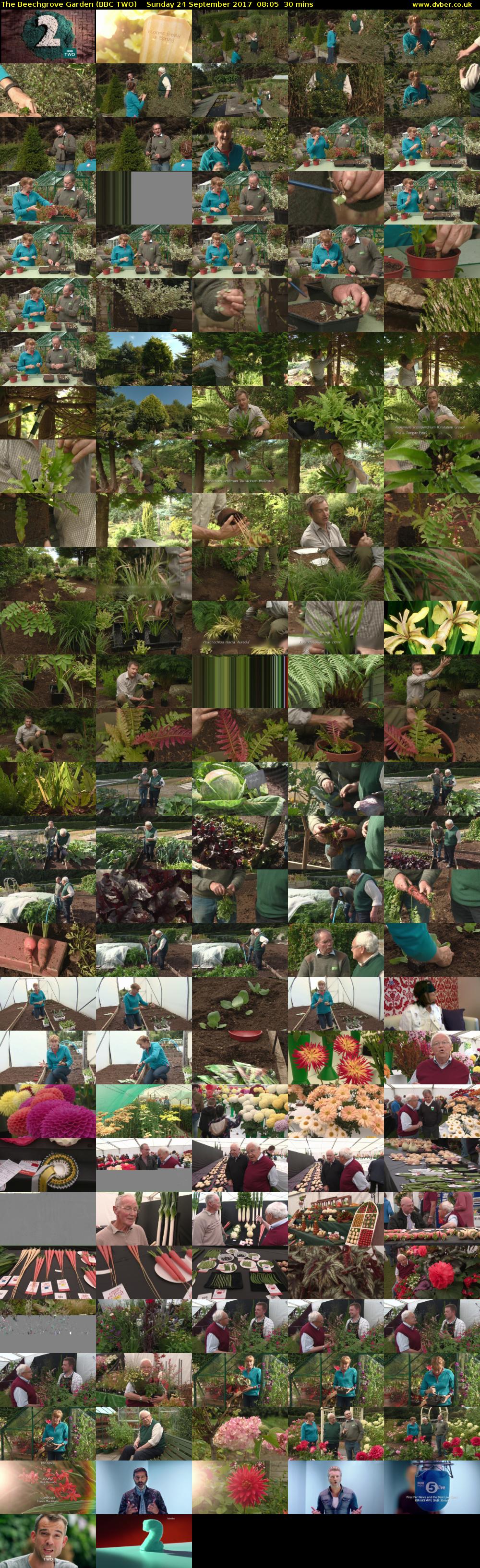 The Beechgrove Garden (BBC TWO) Sunday 24 September 2017 08:05 - 08:35