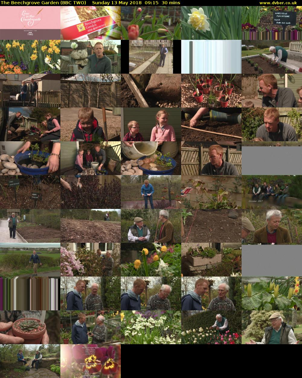 The Beechgrove Garden (BBC TWO) Sunday 13 May 2018 09:15 - 09:45
