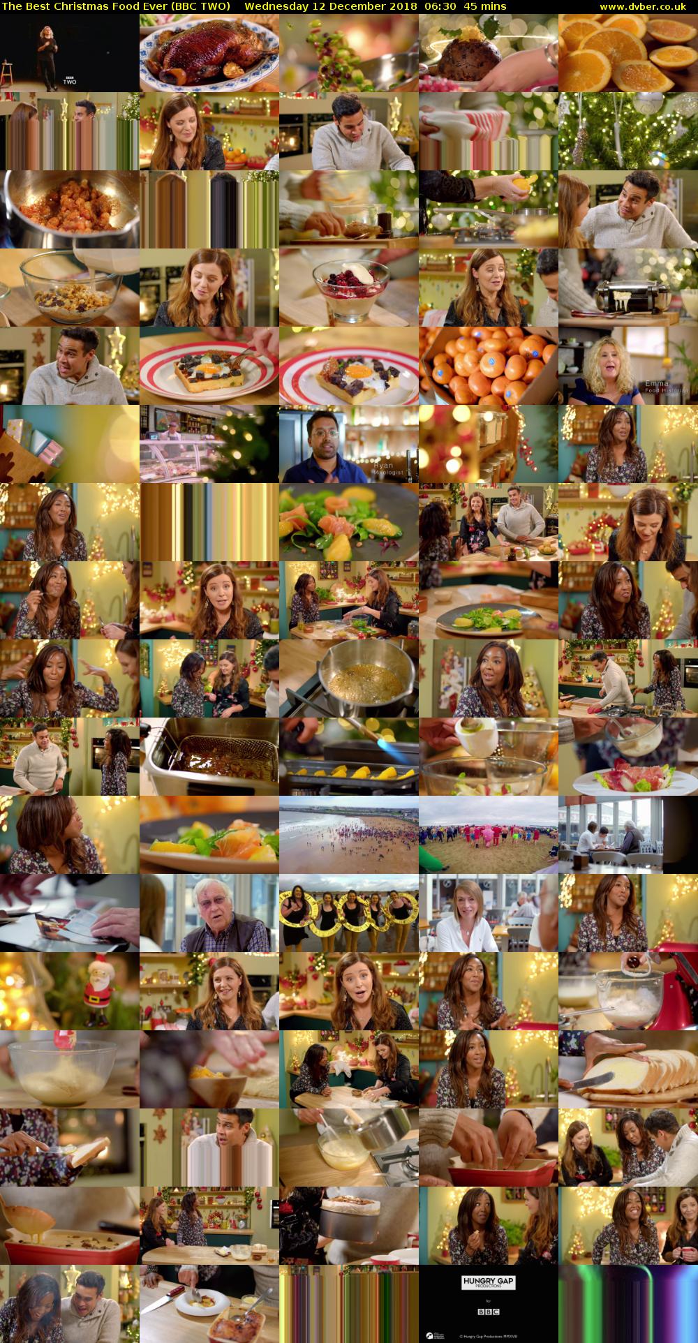 The Best Christmas Food Ever (BBC TWO) Wednesday 12 December 2018 06:30 - 07:15