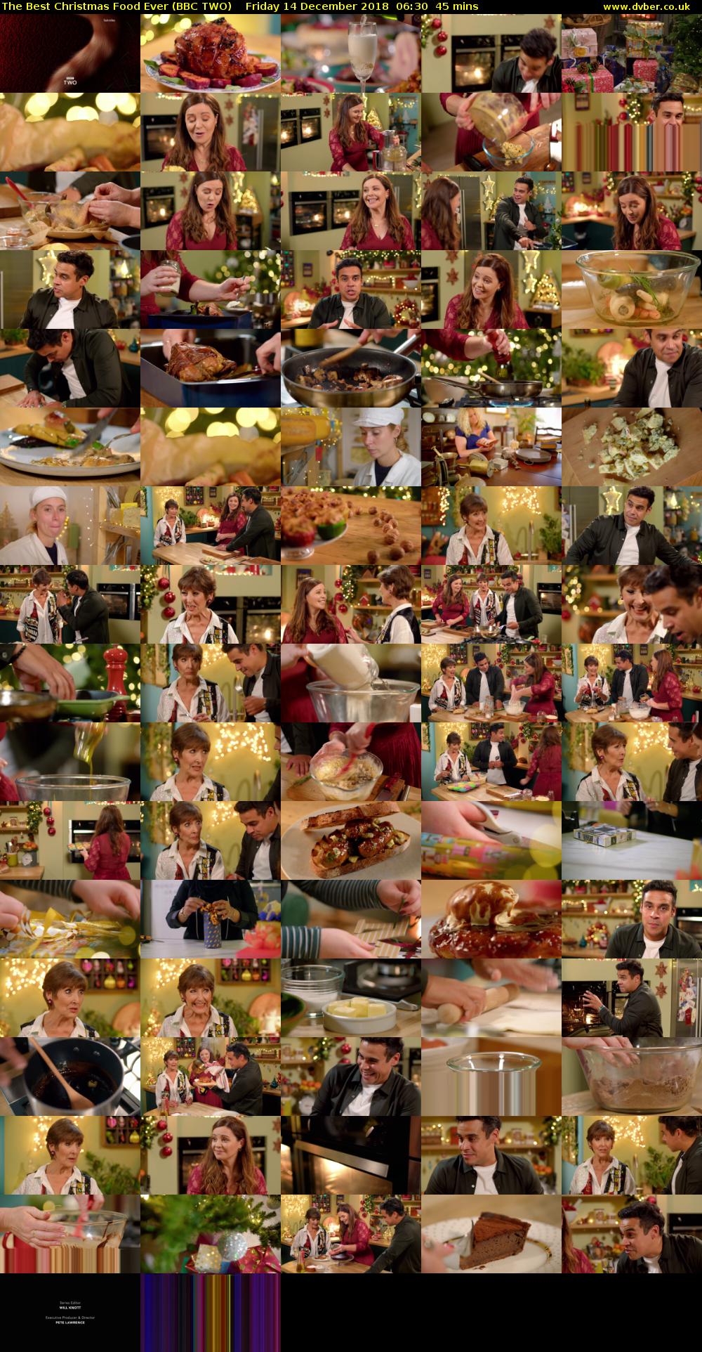 The Best Christmas Food Ever (BBC TWO) Friday 14 December 2018 06:30 - 07:15