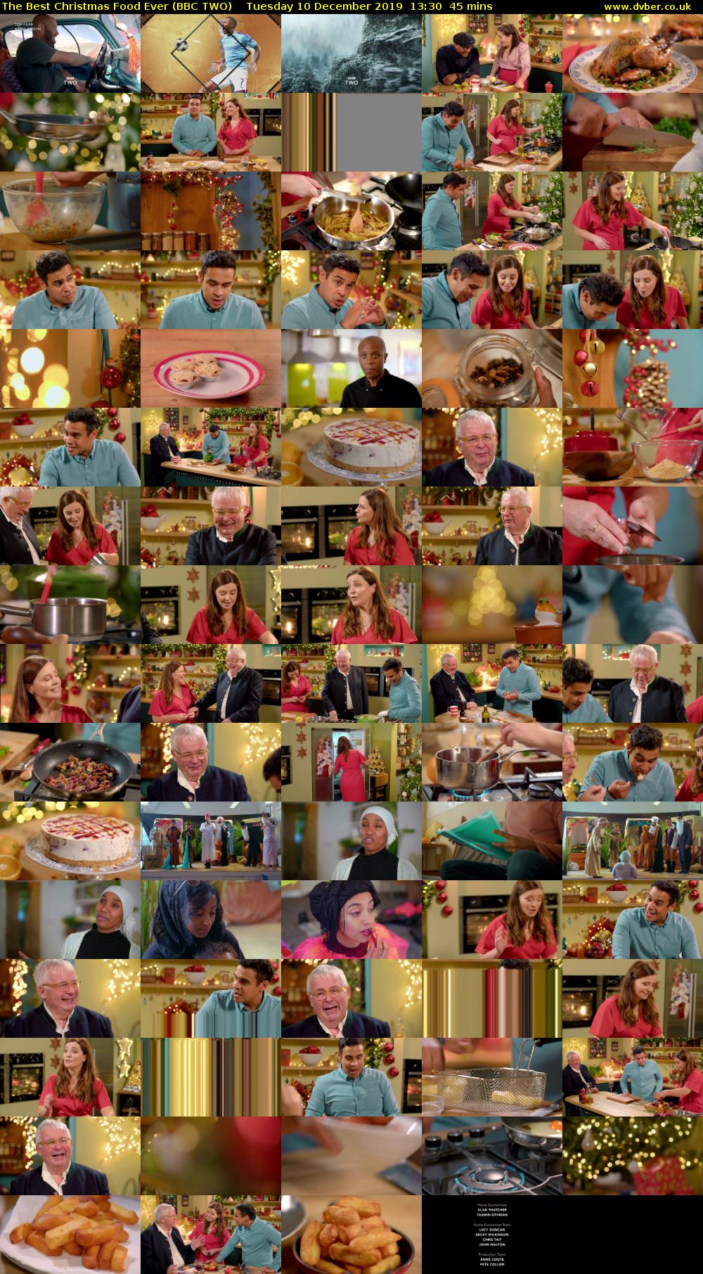 The Best Christmas Food Ever (BBC TWO) Tuesday 10 December 2019 13:30 - 14:15