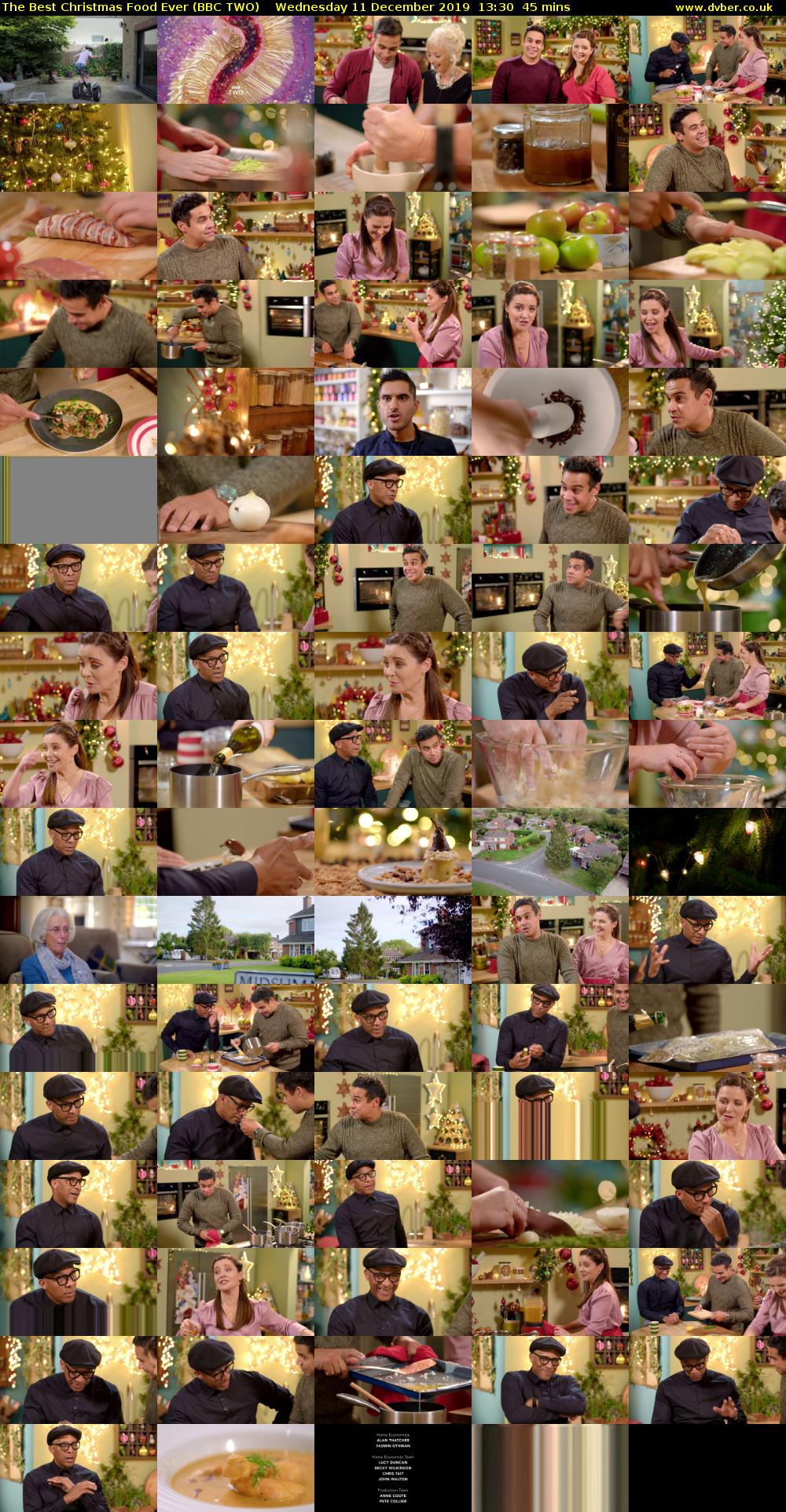 The Best Christmas Food Ever (BBC TWO) Wednesday 11 December 2019 13:30 - 14:15