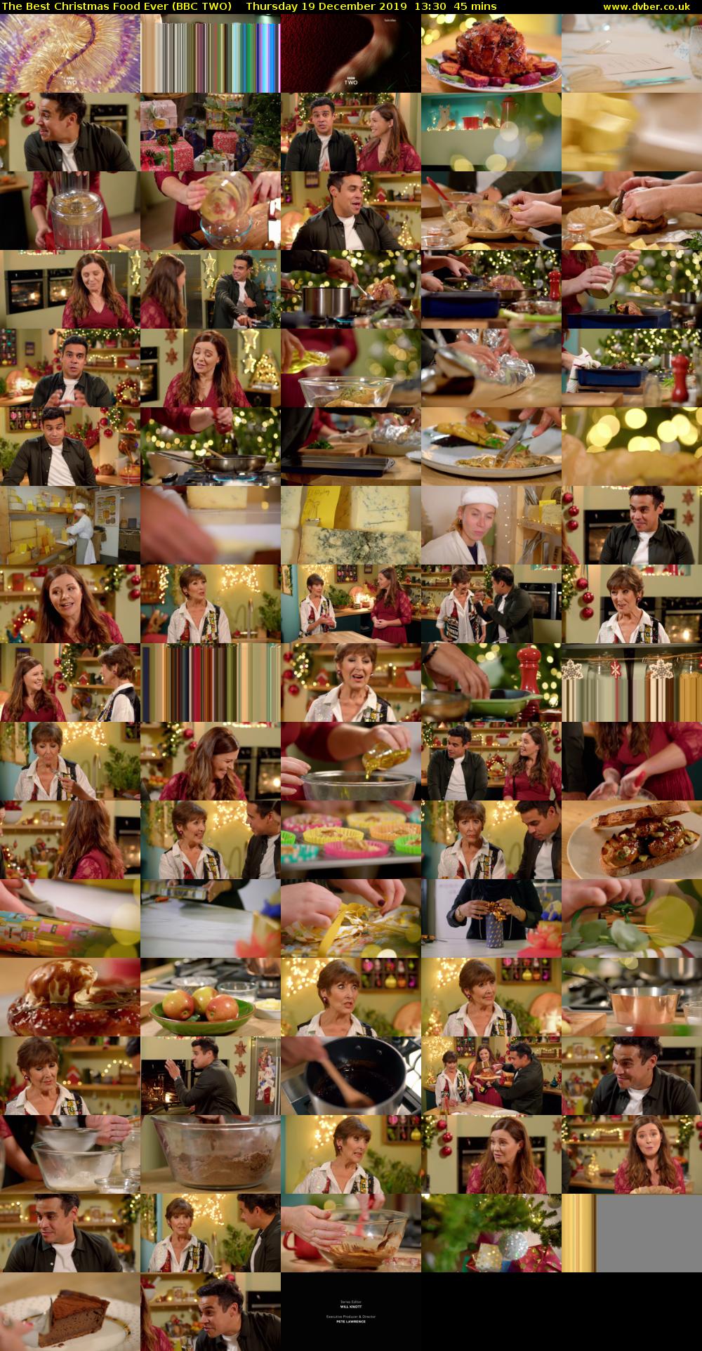 The Best Christmas Food Ever (BBC TWO) Thursday 19 December 2019 13:30 - 14:15
