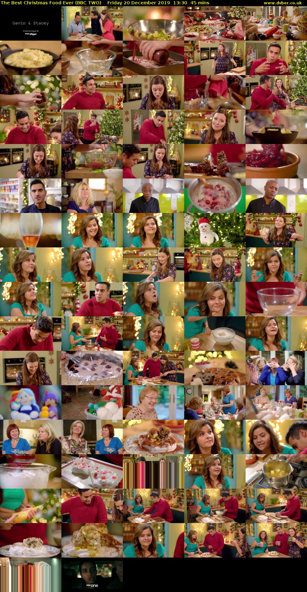 The Best Christmas Food Ever (BBC TWO) Friday 20 December 2019 13:30 - 14:15