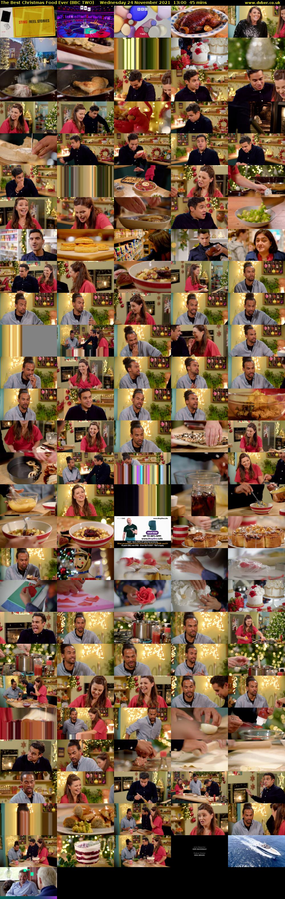The Best Christmas Food Ever (BBC TWO) Wednesday 24 November 2021 13:00 - 13:45