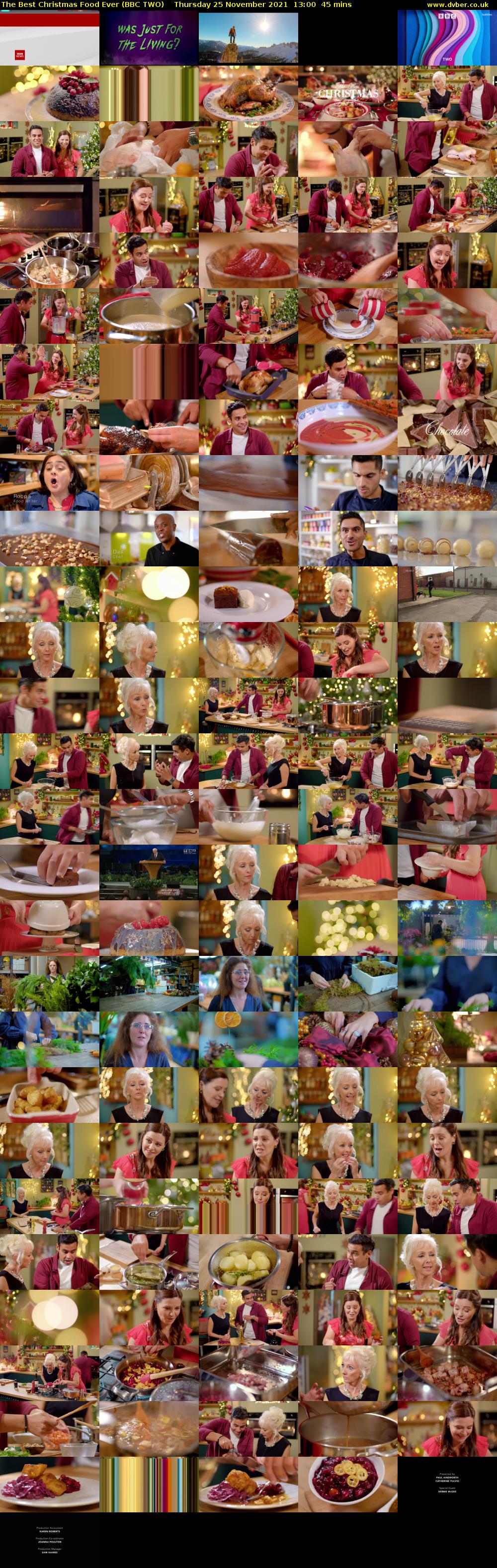 The Best Christmas Food Ever (BBC TWO) Thursday 25 November 2021 13:00 - 13:45