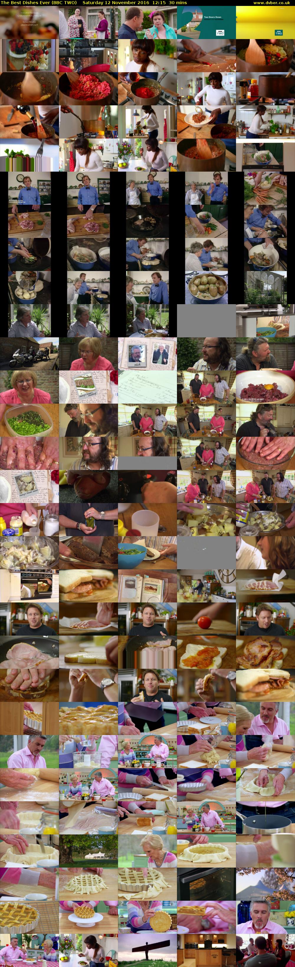 The Best Dishes Ever (BBC TWO) Saturday 12 November 2016 12:15 - 12:45