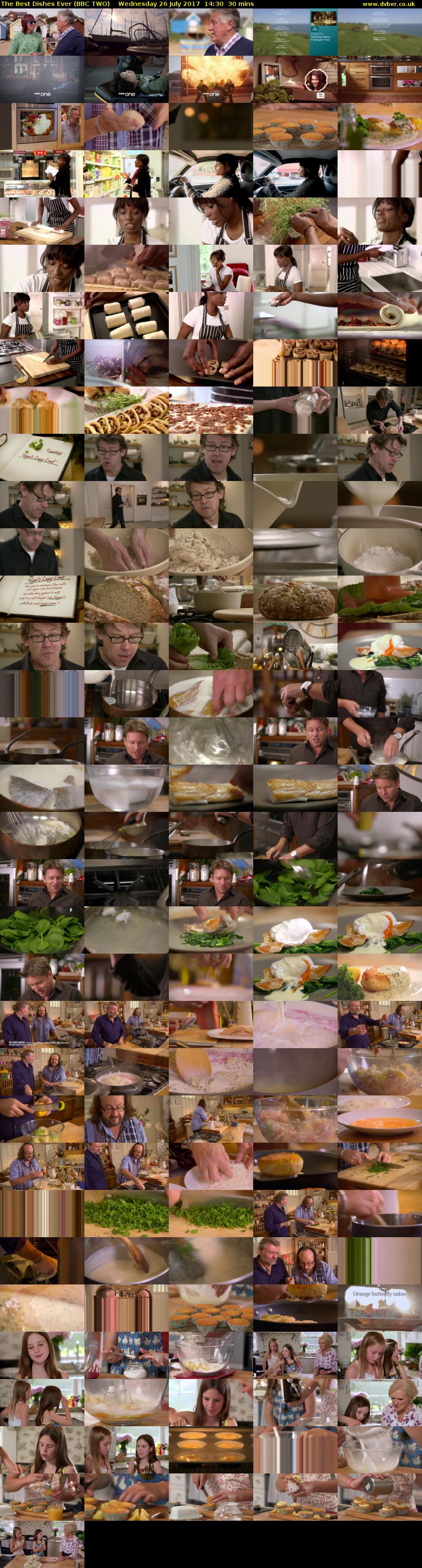 The Best Dishes Ever (BBC TWO) Wednesday 26 July 2017 14:30 - 15:00