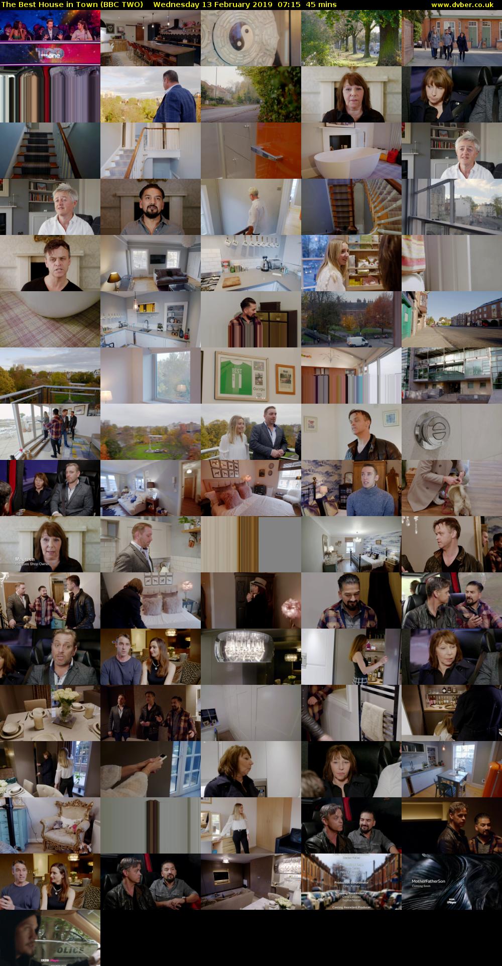 The Best House in Town (BBC TWO) Wednesday 13 February 2019 07:15 - 08:00
