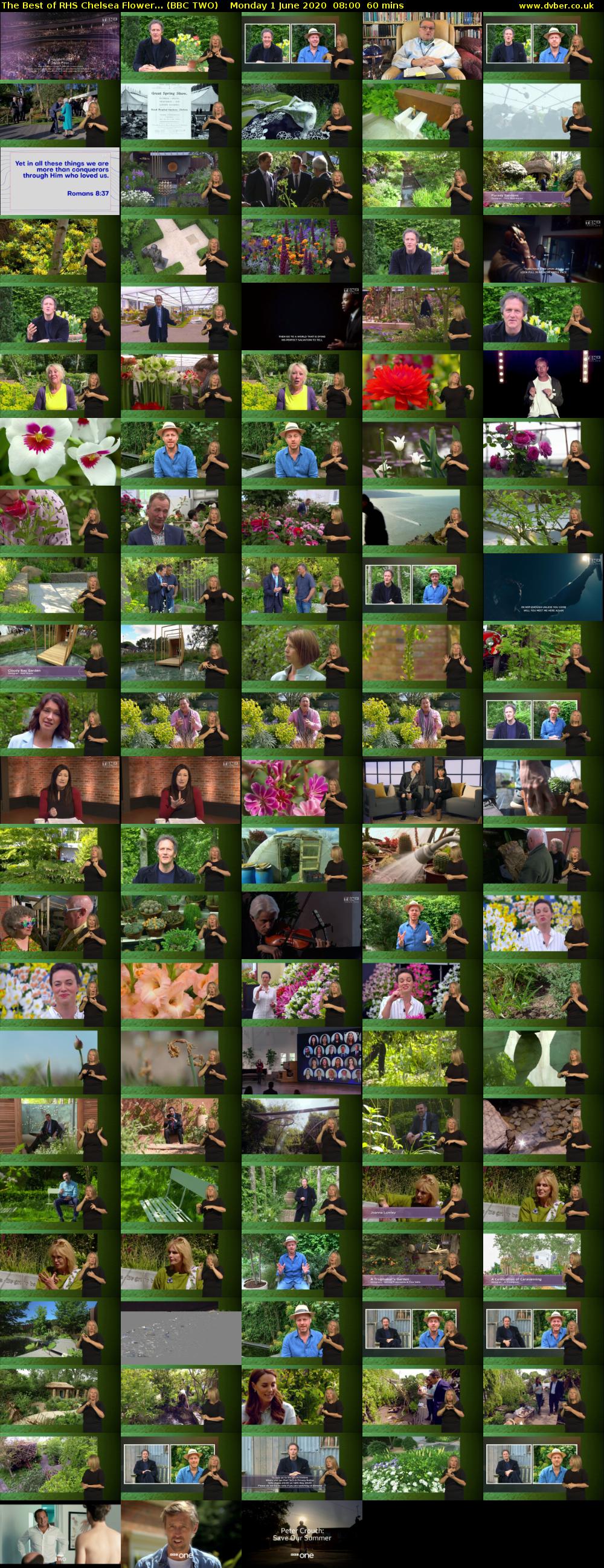The Best of RHS Chelsea Flower... (BBC TWO) Monday 1 June 2020 08:00 - 09:00