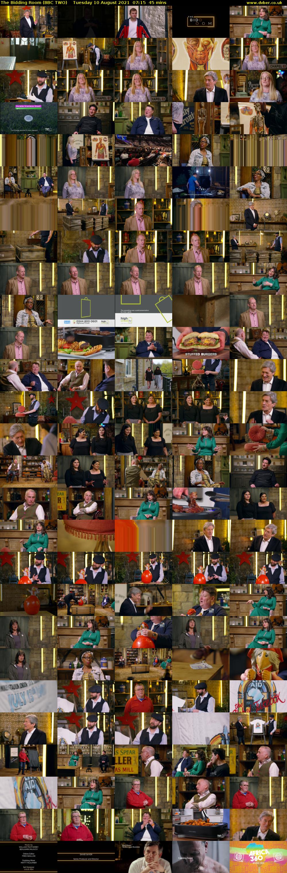 The Bidding Room (BBC TWO) Tuesday 10 August 2021 07:15 - 08:00