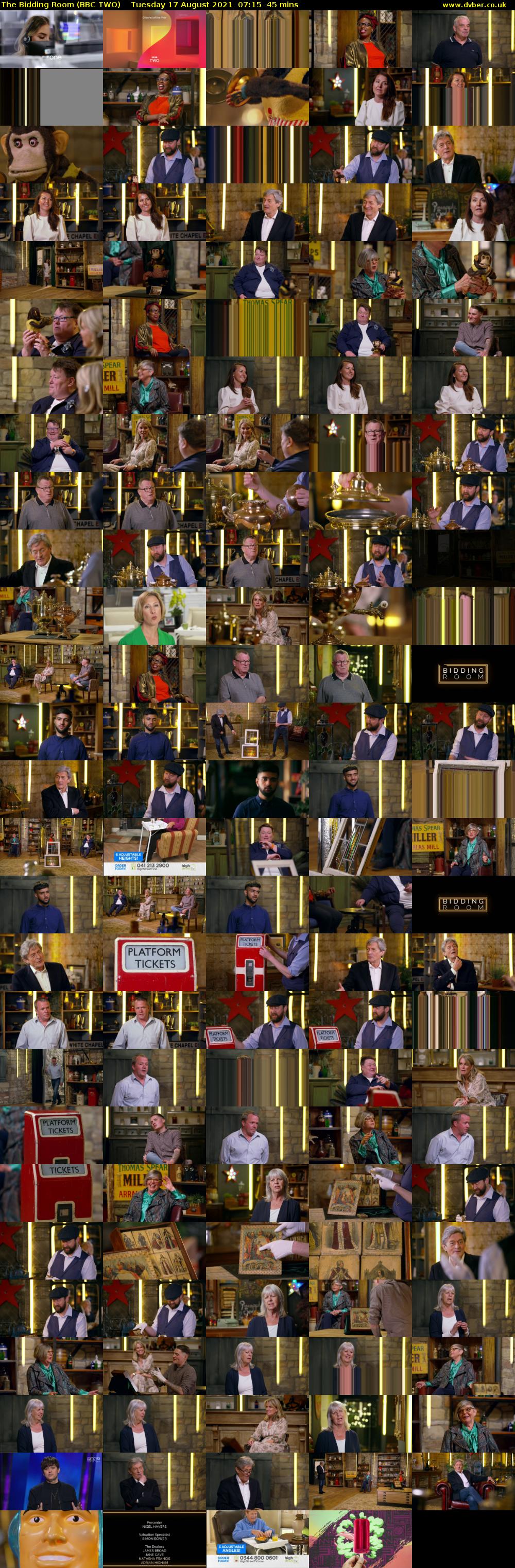 The Bidding Room (BBC TWO) Tuesday 17 August 2021 07:15 - 08:00