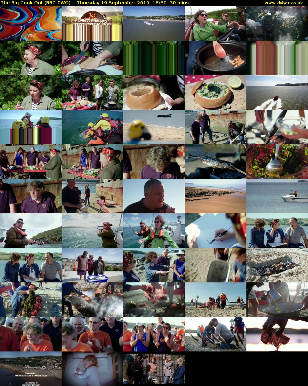 The Big Cook Out (BBC TWO) Thursday 19 September 2019 18:30 - 19:00