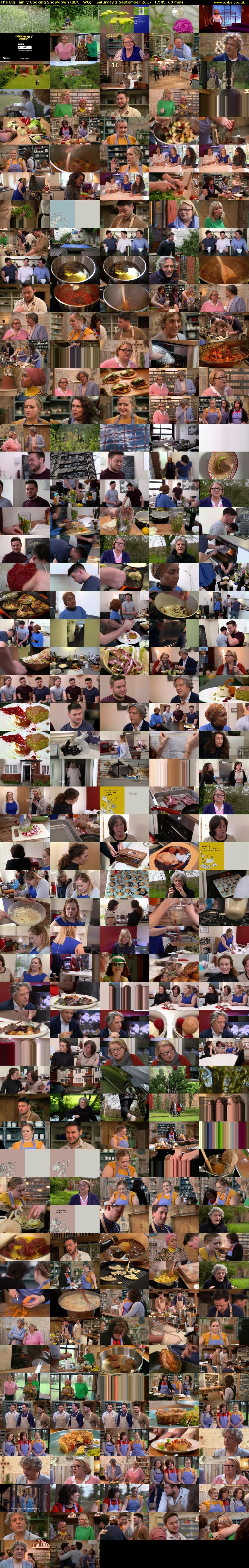 The Big Family Cooking Showdown (BBC TWO) Saturday 2 September 2017 17:45 - 18:45