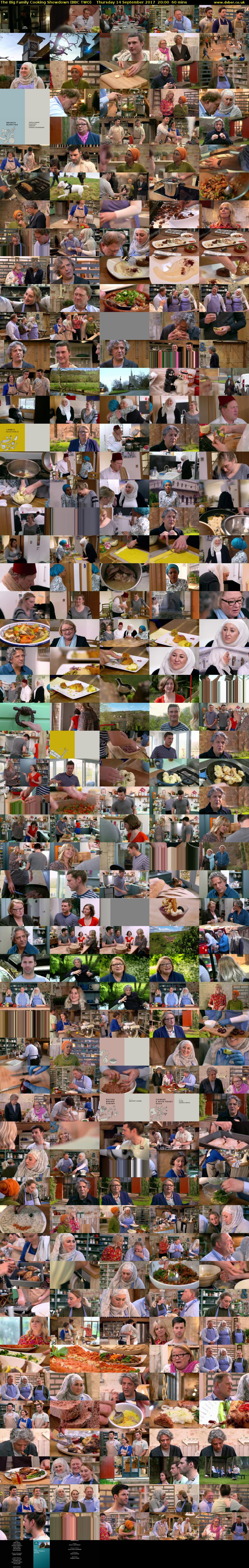 The Big Family Cooking Showdown (BBC TWO) Thursday 14 September 2017 20:00 - 21:00