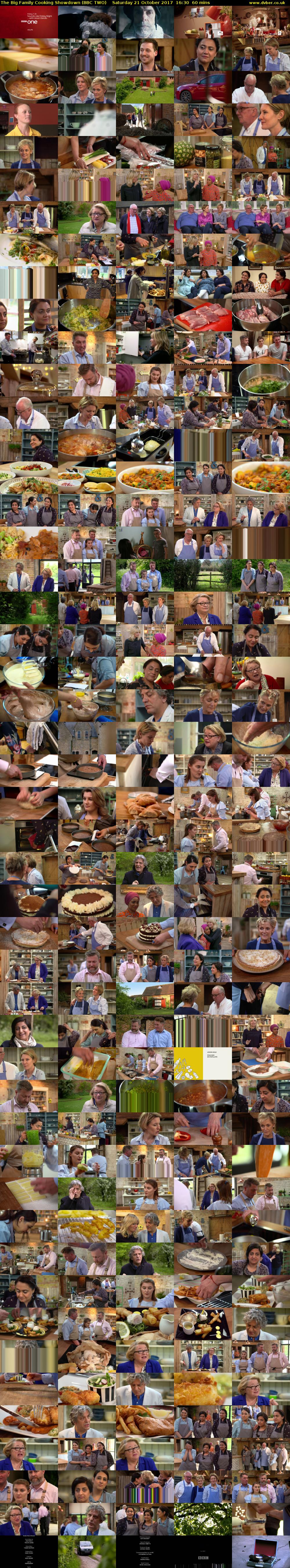 The Big Family Cooking Showdown (BBC TWO) Saturday 21 October 2017 16:30 - 17:30