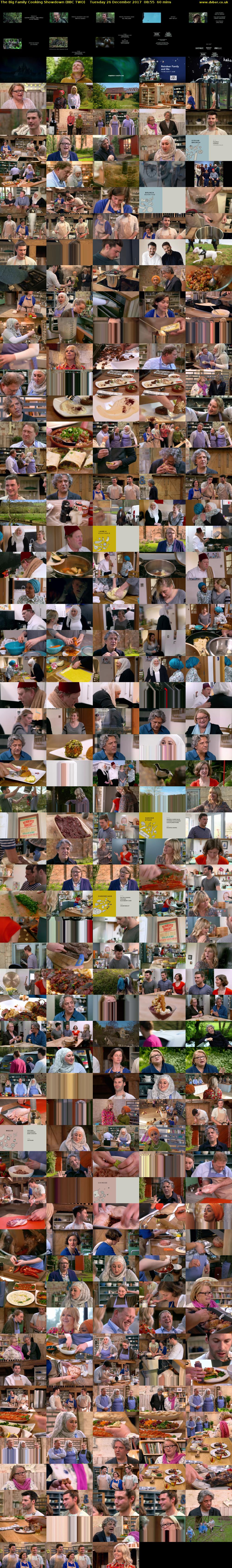 The Big Family Cooking Showdown (BBC TWO) Tuesday 26 December 2017 08:55 - 09:55