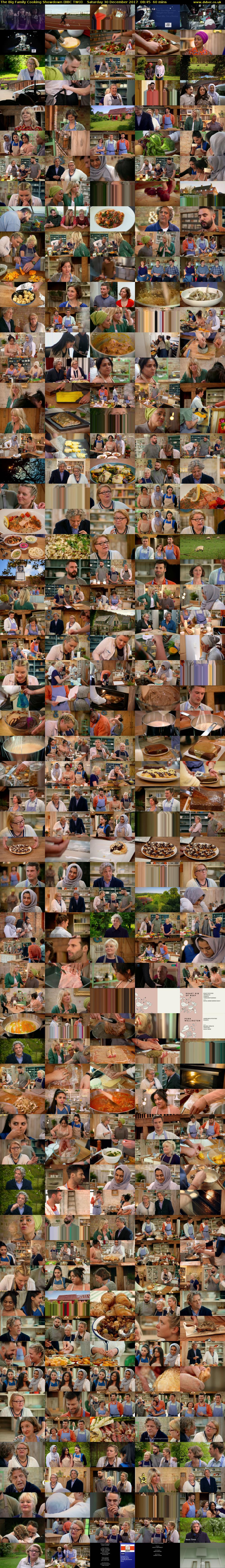 The Big Family Cooking Showdown (BBC TWO) Saturday 30 December 2017 08:45 - 09:45