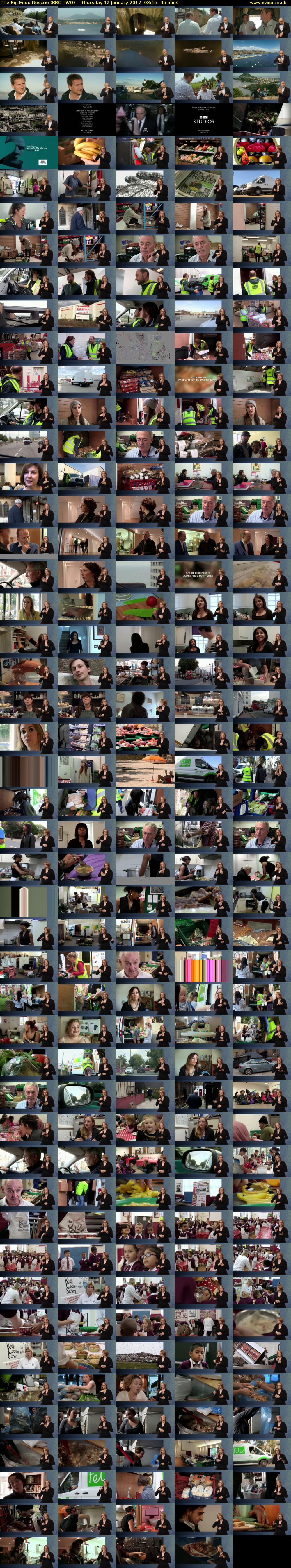 The Big Food Rescue (BBC TWO) Thursday 12 January 2017 03:15 - 04:00