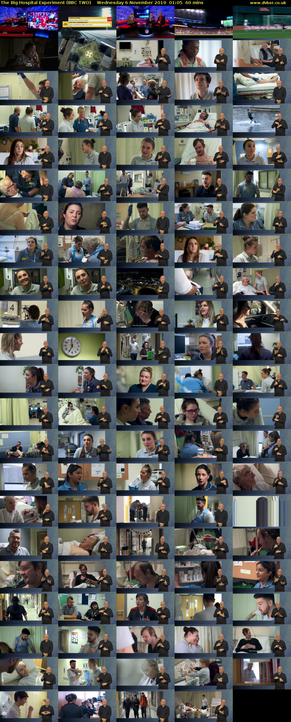 The Big Hospital Experiment (BBC TWO) Wednesday 6 November 2019 01:05 - 02:05