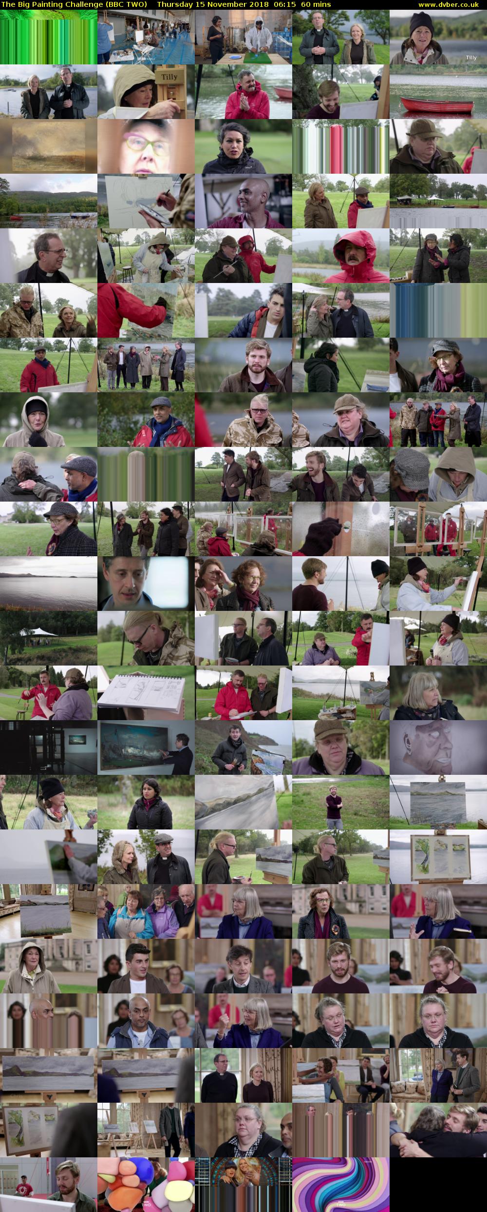The Big Painting Challenge (BBC TWO) Thursday 15 November 2018 06:15 - 07:15