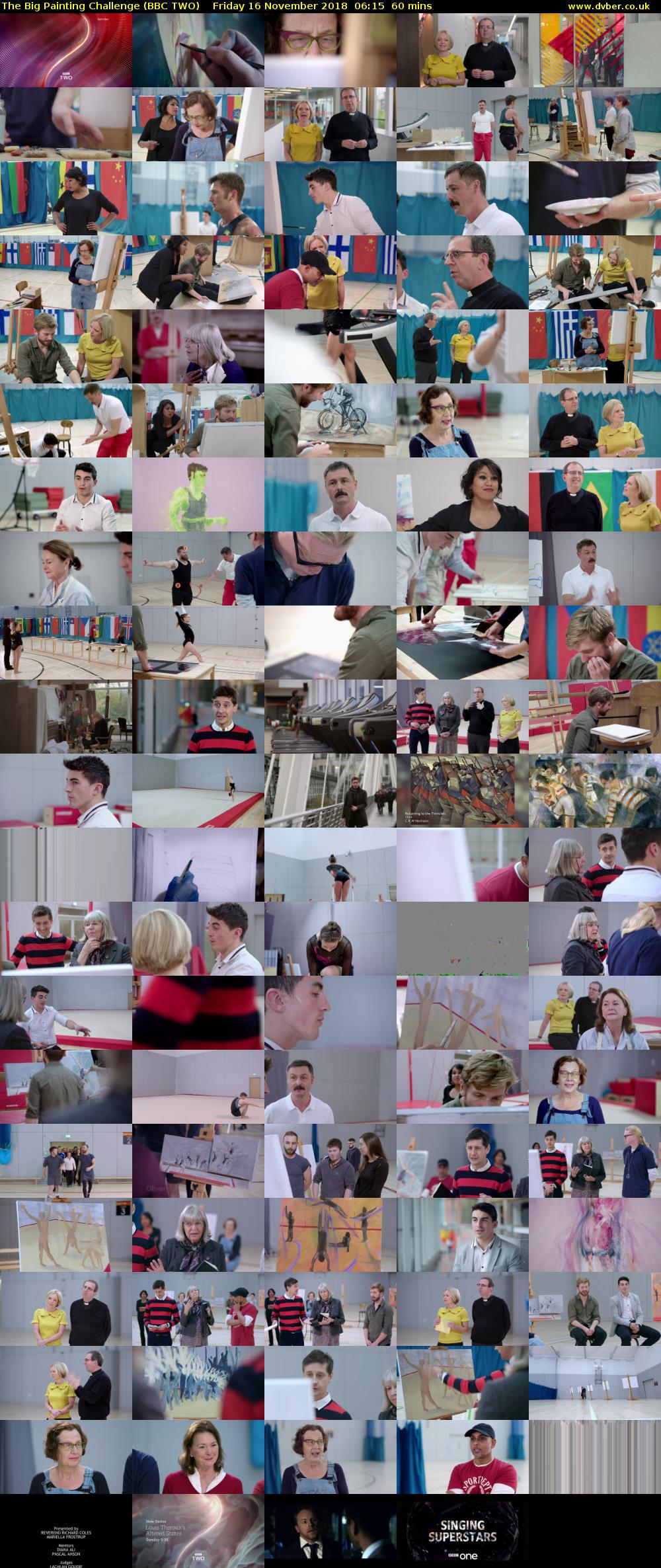 The Big Painting Challenge (BBC TWO) Friday 16 November 2018 06:15 - 07:15