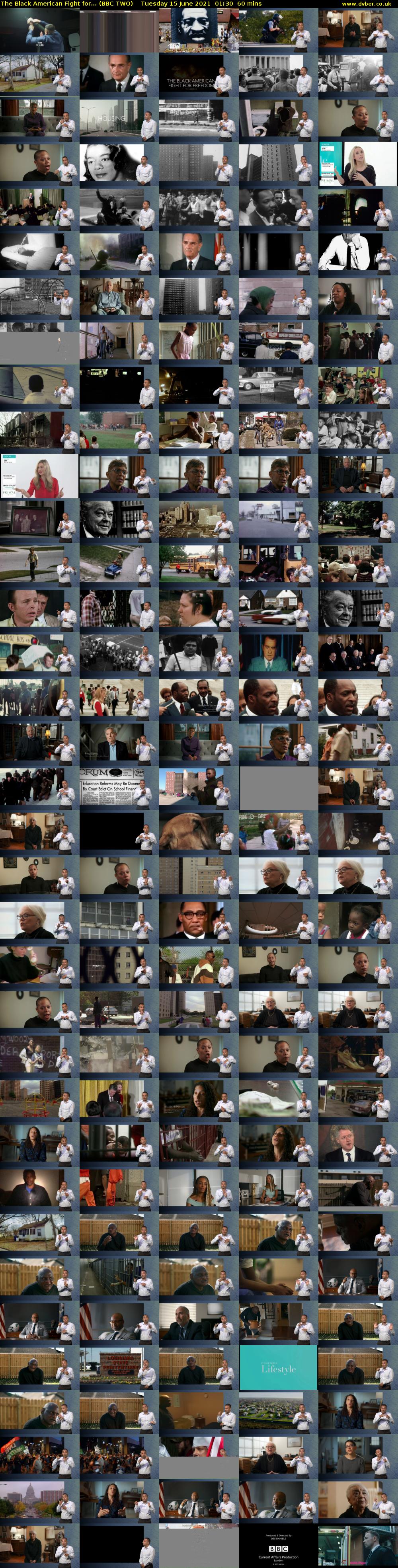 The Black American Fight for... (BBC TWO) Tuesday 15 June 2021 01:30 - 02:30