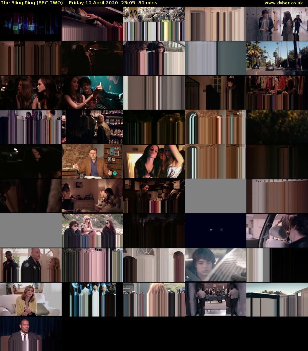 The Bling Ring (BBC TWO) Friday 10 April 2020 23:05 - 00:25
