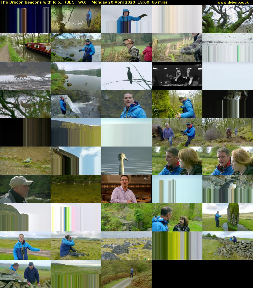 The Brecon Beacons with Iolo... (BBC TWO) Monday 20 April 2020 19:00 - 20:00