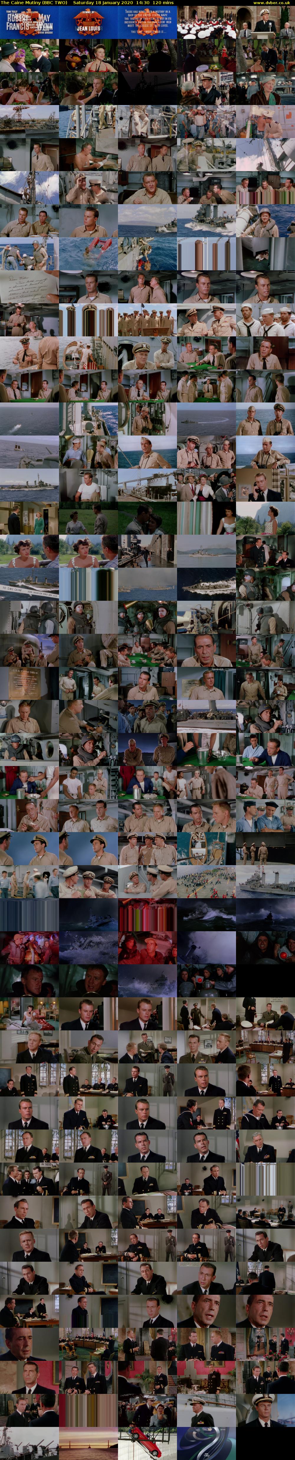 The Caine Mutiny (BBC TWO) Saturday 18 January 2020 14:30 - 16:30
