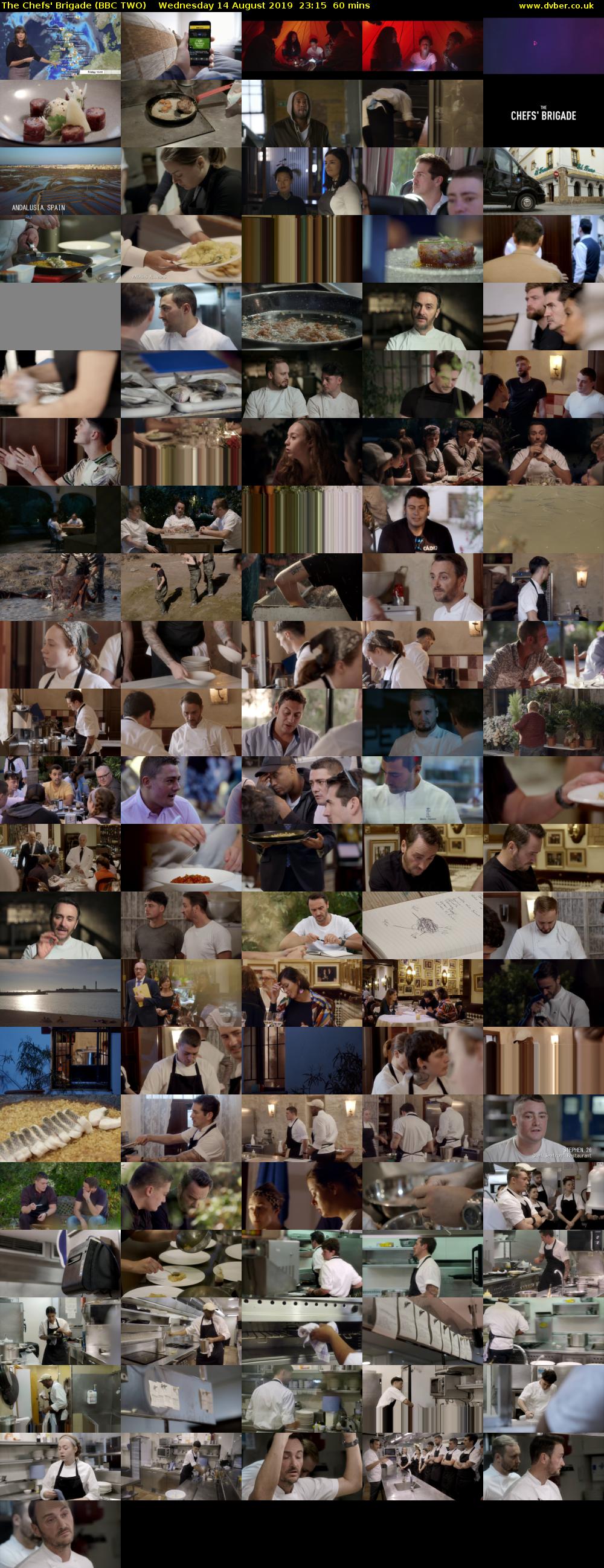The Chefs' Brigade (BBC TWO) Wednesday 14 August 2019 23:15 - 00:15
