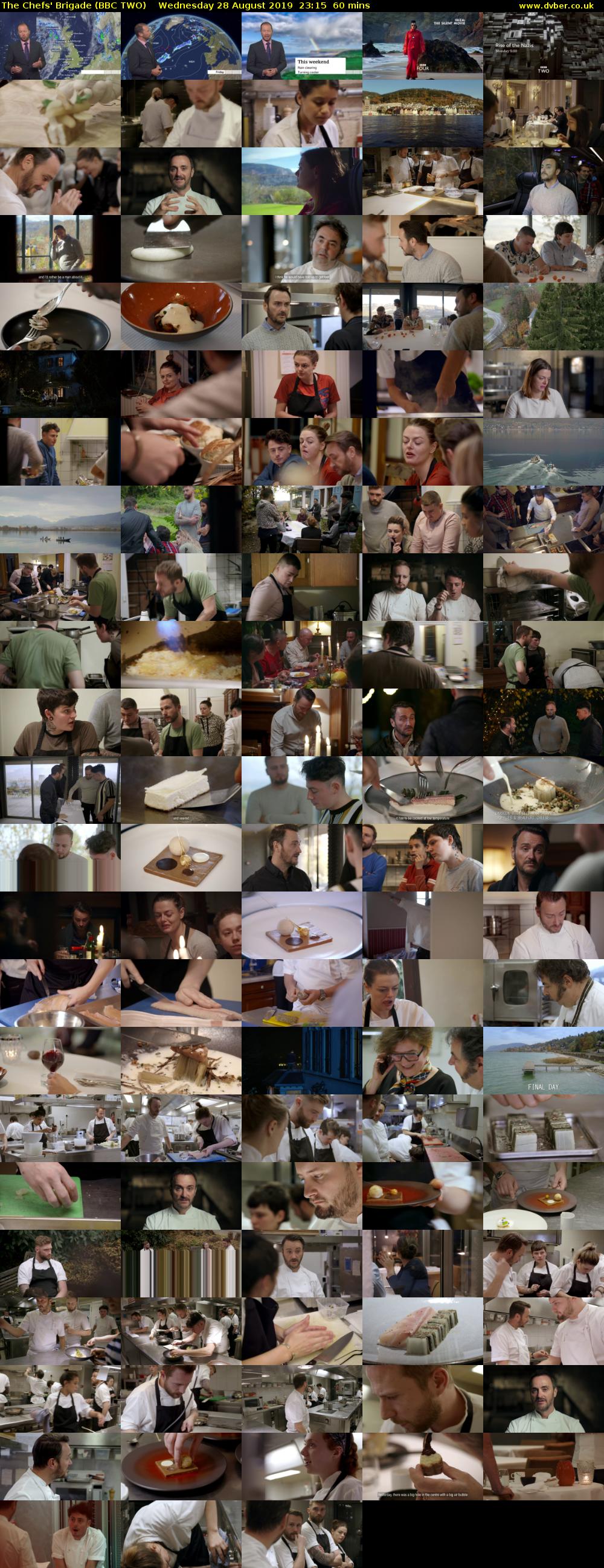 The Chefs' Brigade (BBC TWO) Wednesday 28 August 2019 23:15 - 00:15